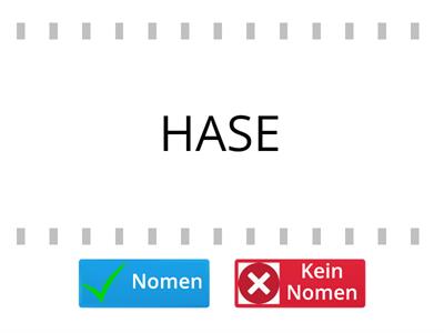 Nomen oder kein Nomen?