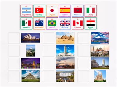 Landmarks around the world