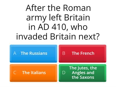 3.1.2 The Anglo-Saxons
