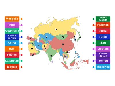 Asia-Harta politică