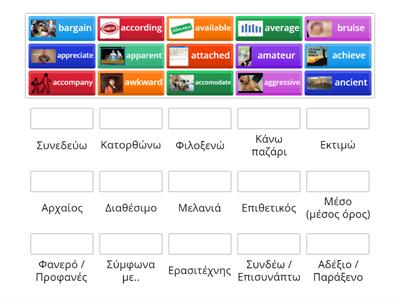 Vocabulary Year 6 - Practice