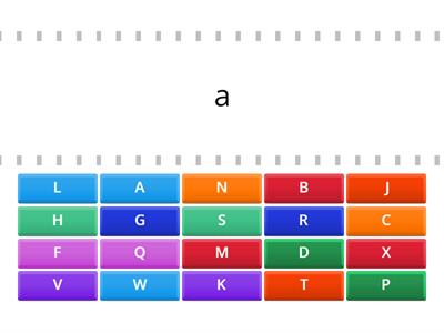 Capital and Small Letters