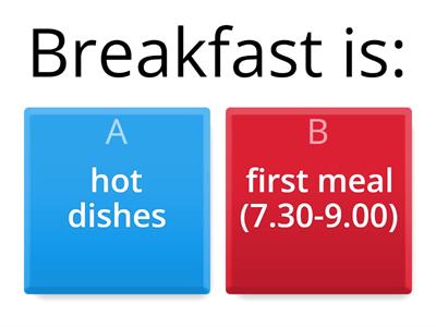 BRITISH MEALS