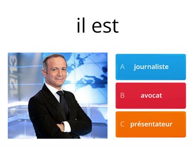  Les professions (French Seminar)