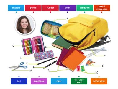 School - things in the bag
