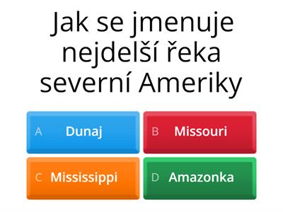 Kvíz Amerika