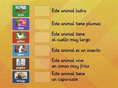CARACTERISTICAS DE LOS ANIMALES 