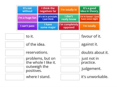 Outcomes Advanced U4 Giving Opinions