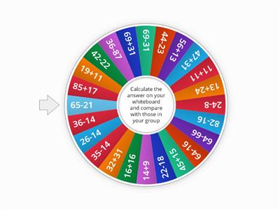 6Pt1 Quick addition and subtraction (numbers less than 100) 