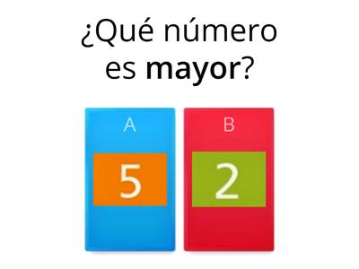 Mayor y Menor (del 1 al 10)