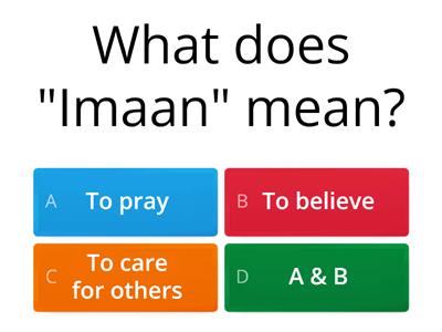 Test your Islamic Knowledge! - Day 5