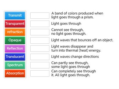 Light Vocabulary Games