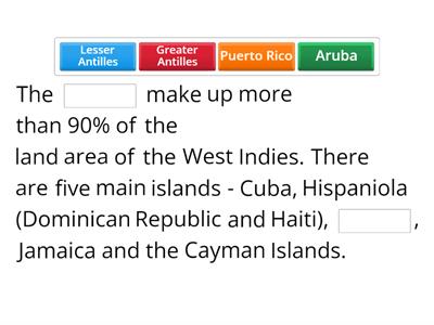 Greater & Lesser Antilles
