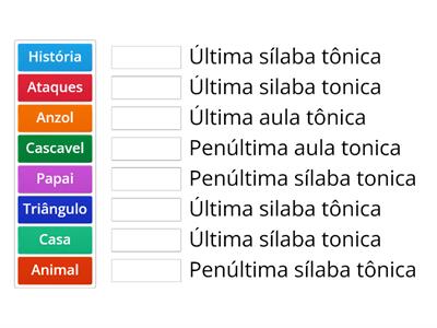 Silaba Tonica Recursos De Ensino