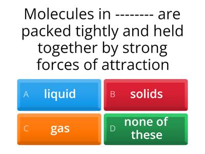 STATES OF MATTER Grade 5