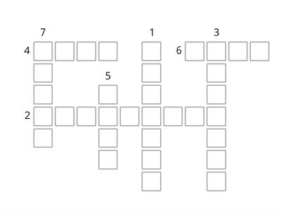 G4 L1 How are you crossword