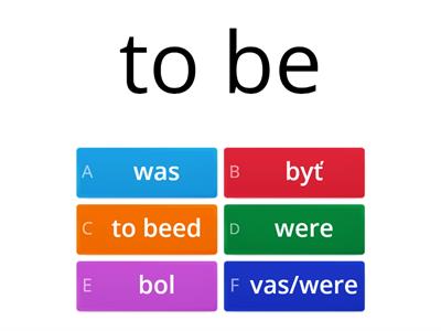 Irregular verbs - Past simple