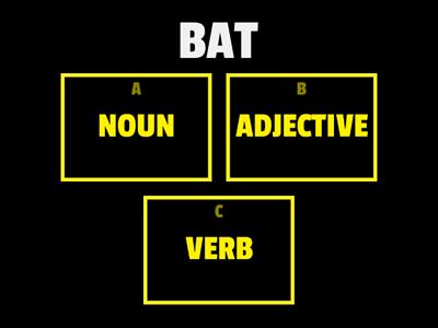 AMJ SCHOOL - NOUNS - ADJECTIVES & VERBS 