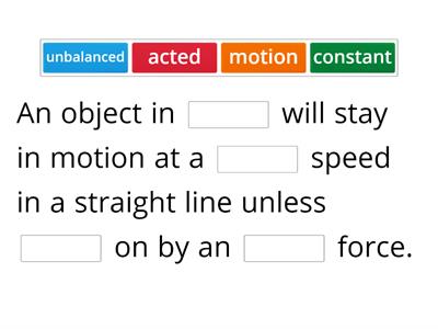  Newton's Laws of Motion summary