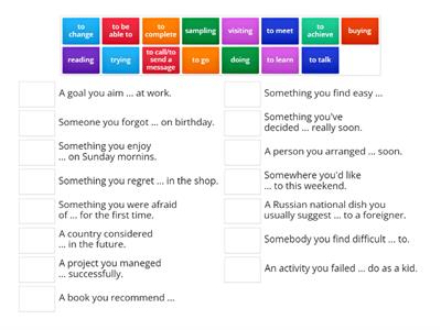 Gerund VS Infinitive