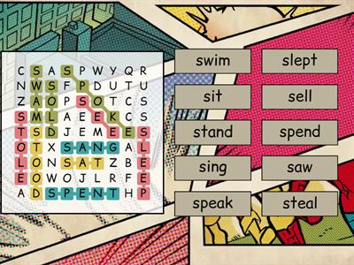 Irregular verbs (All together) 40 to 50