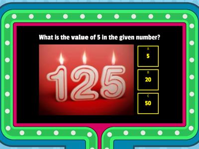 Value and  Place value 