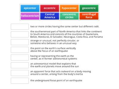 Center Root Words