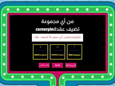 cornerpin تعديل الاركان الوسائط ؟