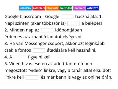 Google Classroom etikus használata