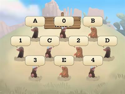 Alphabet whack-a-mole