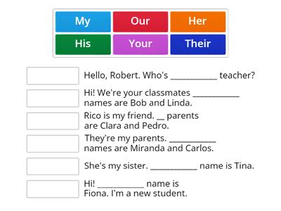 Possessives