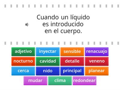 Palabras de la Semana 7 (Q1W7)