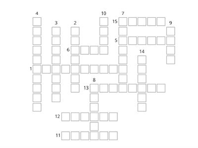 Academy Stars 2 Unit 4 vocabulary crossword