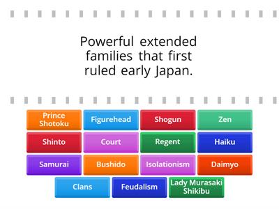 Japan Vocabulary