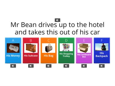 Mr Bean - Hotel One - Quiz