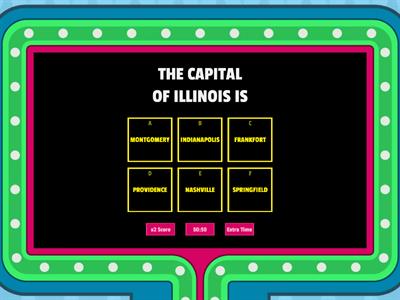STATES & CAPITALS OF USA