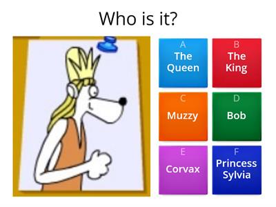 Muzzy Part 1 Characters quiz