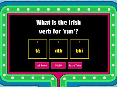 Irish Verb Quiz-how well do you know your verbs?