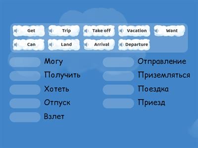 Travelling Vocabulary A1 (test)