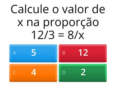 Razão e Proporção