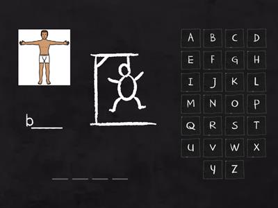 body parts sprout hangman