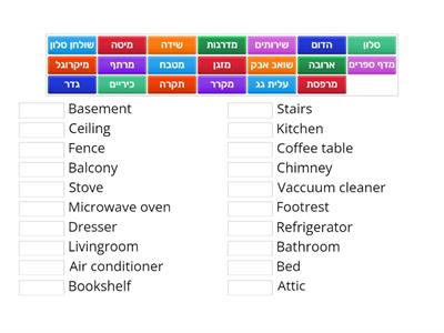 Hebrew Vocab List (20)