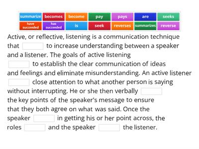 Subject - Verb Agreement. 