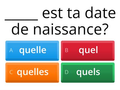 quel, quels,quelle ou quelles?