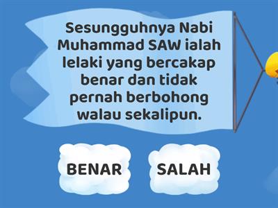 Sifat Wajib Nabi Muhammad SAW