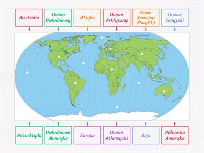Kontynenty i oceany na świecie