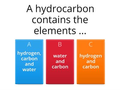 Organic chemistry quizz