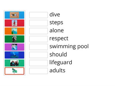British Council - reading At the swimming pool (vocabulary)