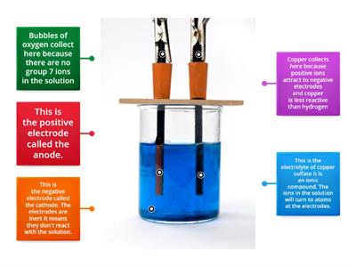 copper sulfate (aq) electrolysis