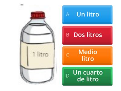 CAPACIDAD: litro, medio litro y cuarto de litro